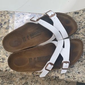 WHITE BIRKENSTOCKS